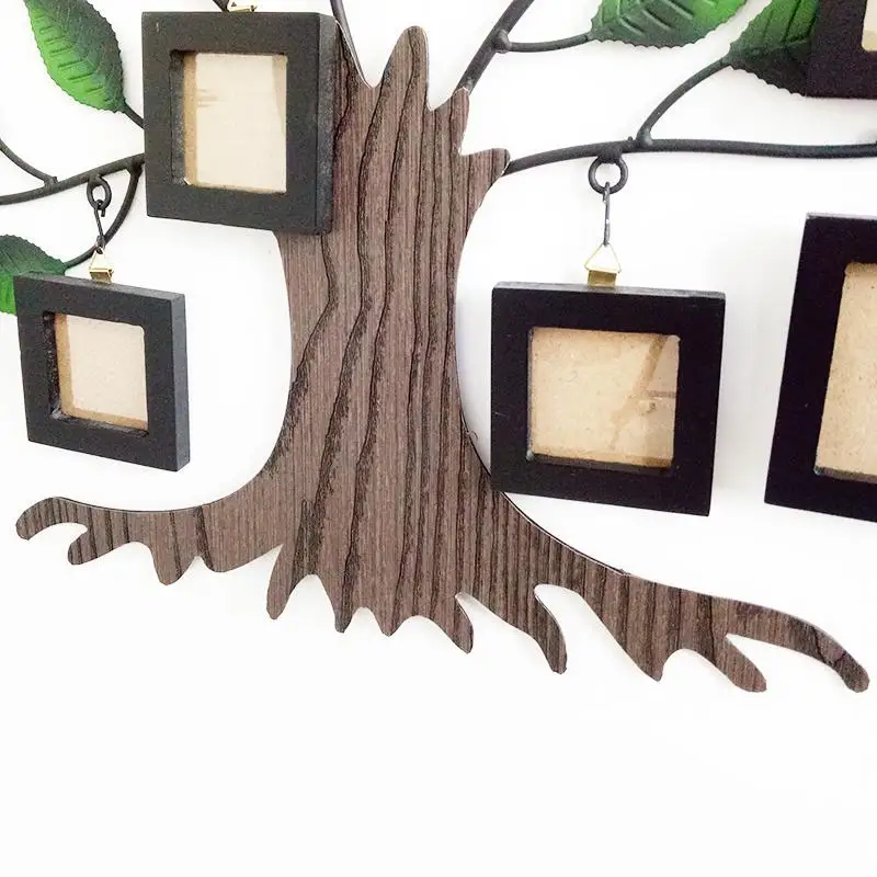 
Family Tree Photo Frame Tree Shape Metal Photo Frame for Home Decoration 