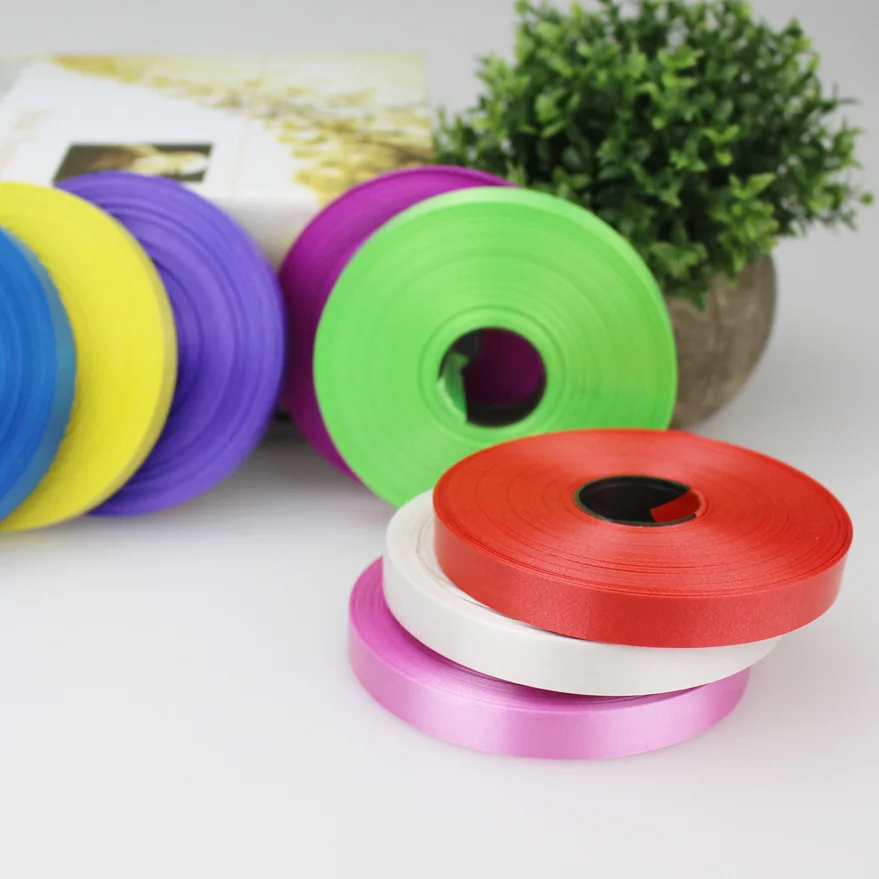 Homesun Promotion 100 Yards one Roll 1.2cm Silk Satin Ribbons for Crafts Bow Handmade Gift Wrap Party Wedding Decorative