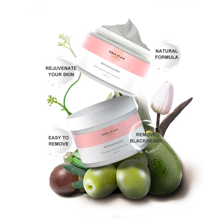 
Private Label organic 100% Natural Calcium Bentonite Clay Deep Pore Cleansing Indian Healing Clay For Facial & Body Mask 