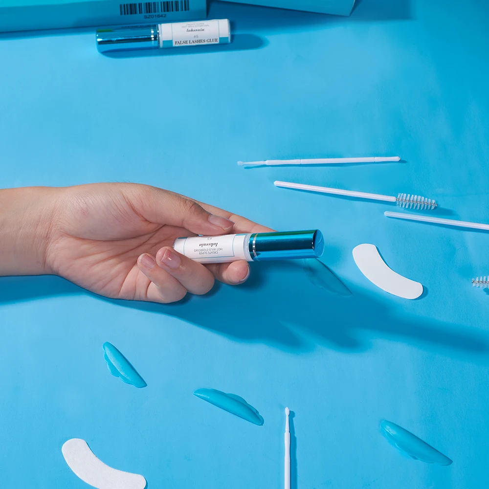 Lakerain Perm Eyelash Set Cold Perm Eyelash Protein Simple Perm 10 Piece Set