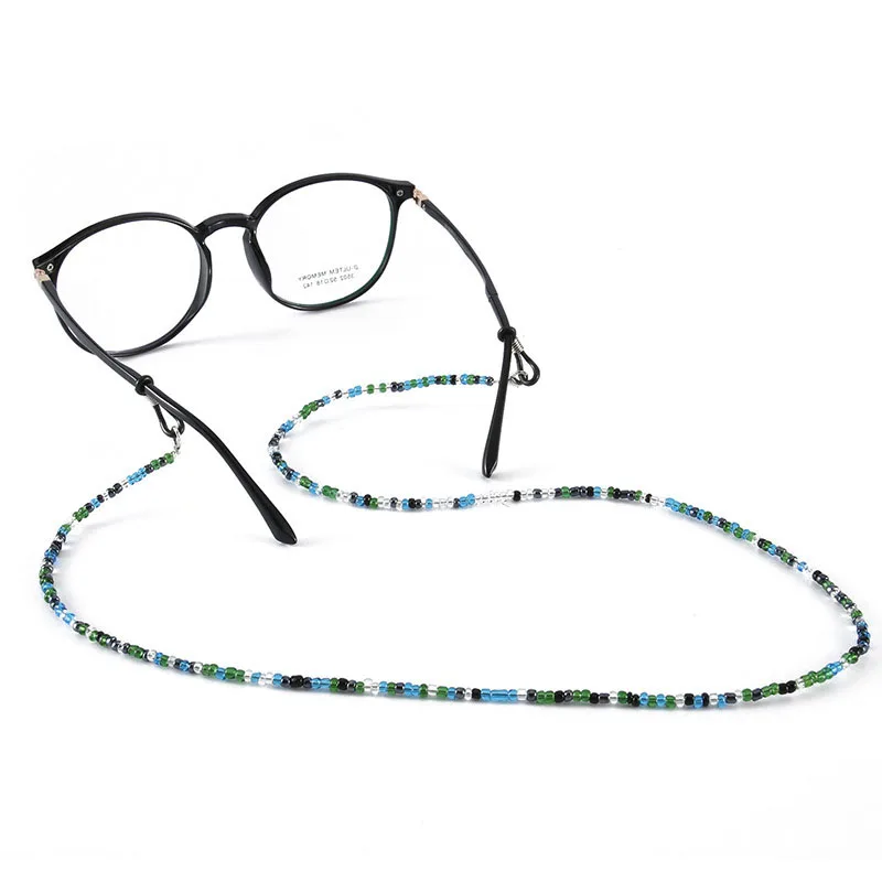 Adjustable Eyeglass Strap Eyeglass Holder Anti Slip Beaded Eyeglass Chain