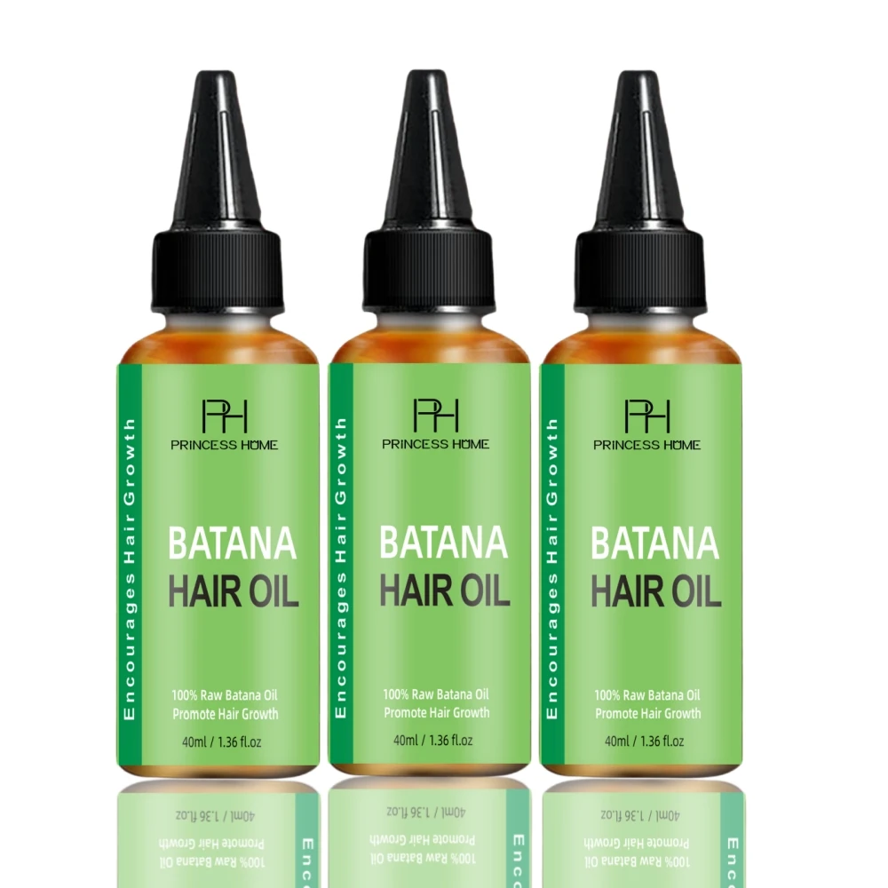 Wholesale 40ml Private Label Batana Oil Pure Organic Batana Oil Anti Loss Luxury Hair Regrowth Batana Oil