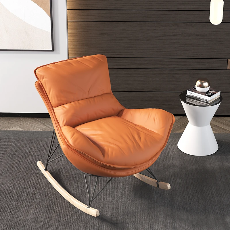 Nordic Light luxury lazy living room family bedroom balcony adult rocking chair