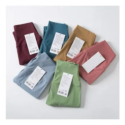 Wholesale Lulu Lemon 75% nylon 25% spandex leggings fabric brocade matte double-sided stretch yoga wear clothing fabric