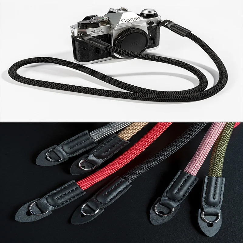 
Nylon Rope Camera Shoulder Strap Neck Strap for Mirrorless Digital Camera Leica Canon Nikon Olympus Pentax Sony 