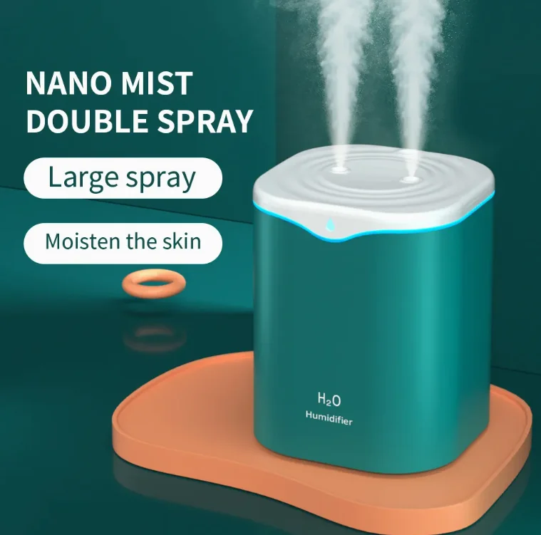 In Stock Mini USB Desktop Humidifier with Colorful Lights Ultrasonic Home Air Aromatherapy for Car and Household Use