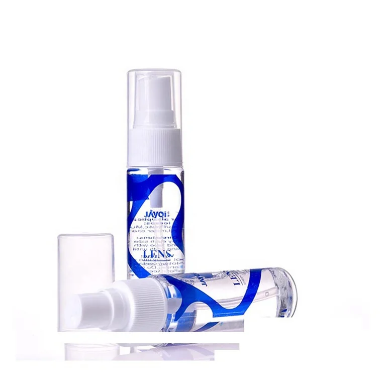 low cost 30ml pet bottle vr glasses cleaner, customized anti-fog spray cleaner for glasses