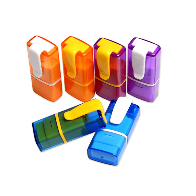 Small Plastic Flash Stamp Stamp Mini Pen Name Stamp