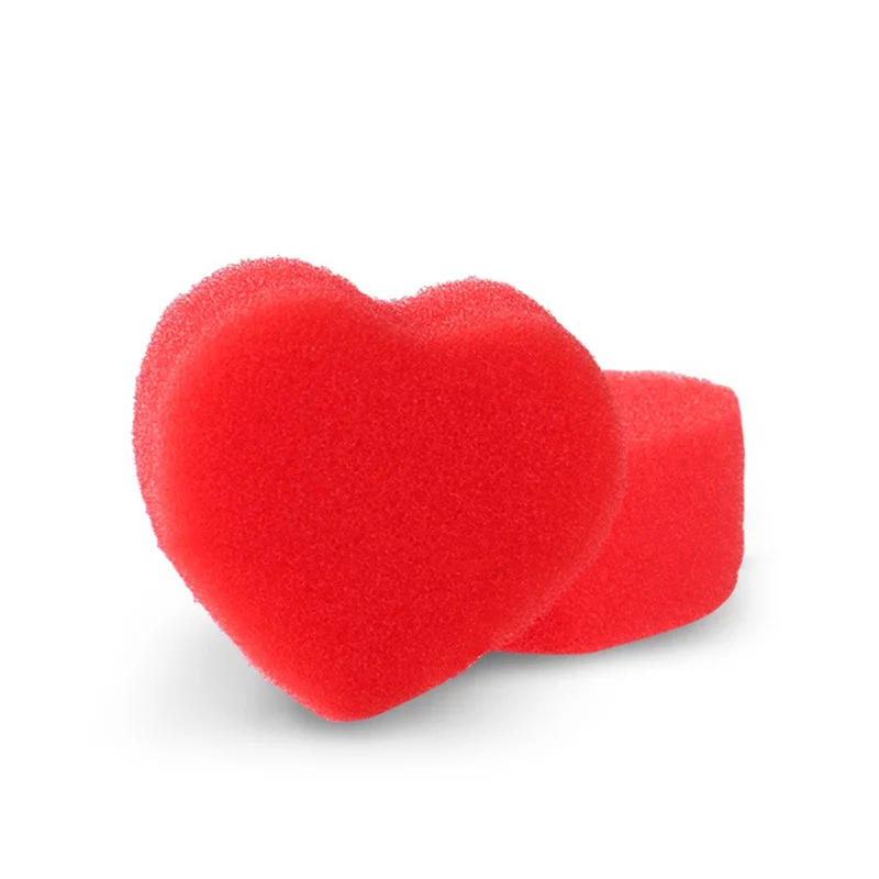 2pcs/set small size Multiplying Sponge Hearts Magic Tricks Soft Foam For Professional Magician Jumbo Mystery sponge Child Toys