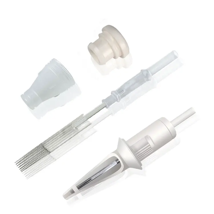 BIGWASP Best Quality White M1 Disposable  Permanent Tattoo Cartridges Needles
