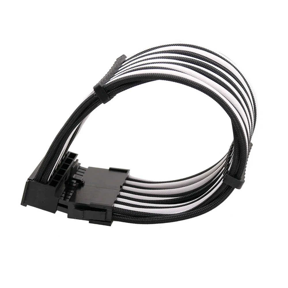 
ATX 24 Pin Male to 24Pin Female Power Supply Extension Cable Internal PC PSU TW Power Lead Connector Wire 30CM 
