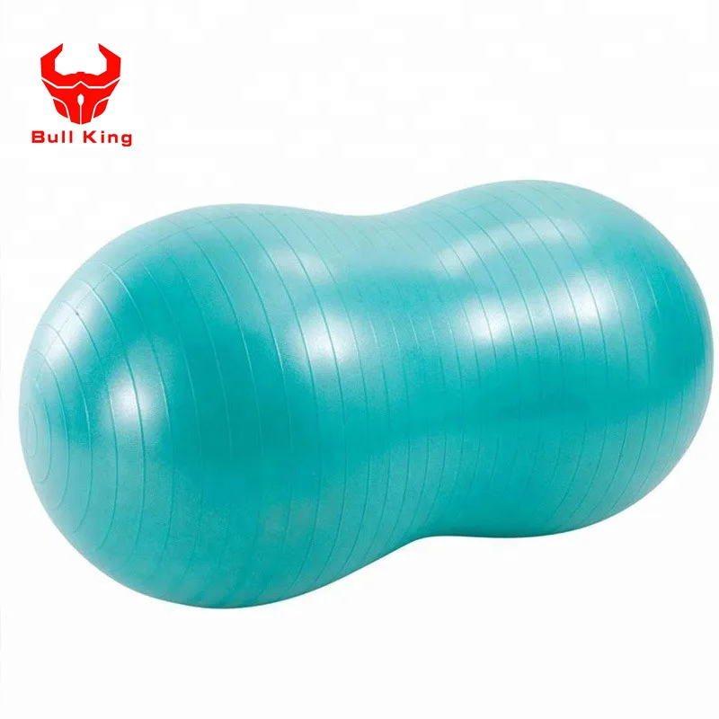 Custom oval gym peanut yoga ball