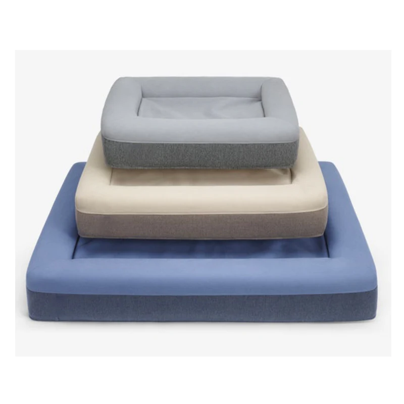 Hot Sale High Quality Breathable Outdoor wholesale removable luxury large Customizable Memory Foam  Waterproof Dog Bed