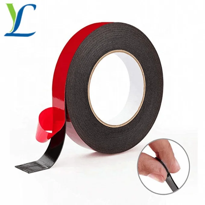 Factory Wholesale Black Sponge Double Sided Foam Adhesive Tapes