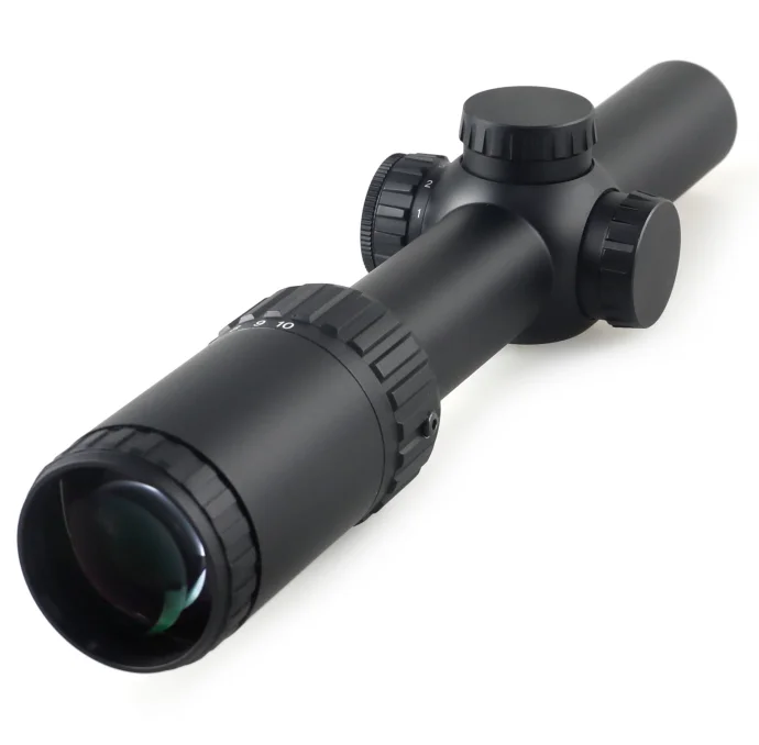 New Scope series 1-10X24IR SFP outdoor hunting sights optical magnifier telescopic sight with water and shock proof