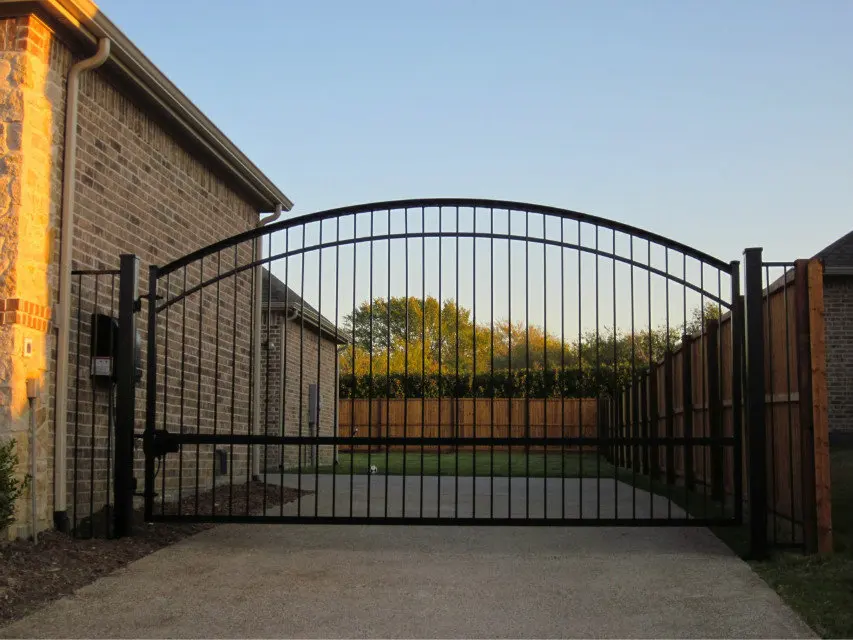 Modern Style Entrance Metal Luxury Courtyard Main Iron Gate Design / Home Elegant Iron Gate