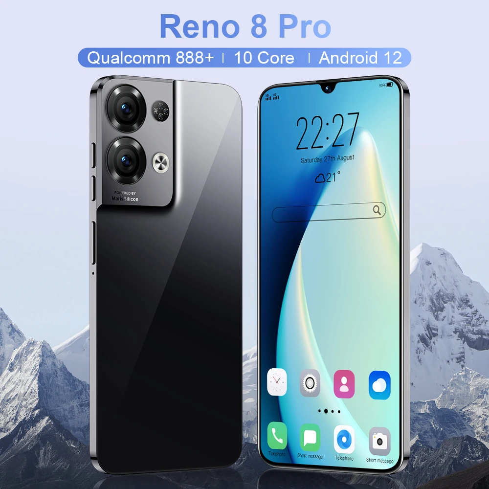 C3011 High Quality Reno8 pro original 6.8 inch 16GB+1TB Android Original Global version  smart phone 5G smart phone