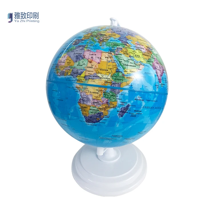 
Customized Map Portable Mini Rotated Globe For Children 