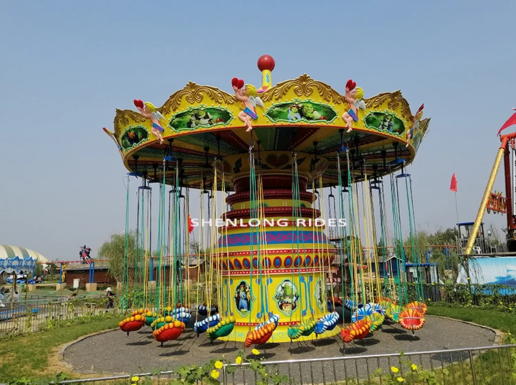 Children Park Items Theme Park Top Rides Electric Swing Flying Chair Games for Sale