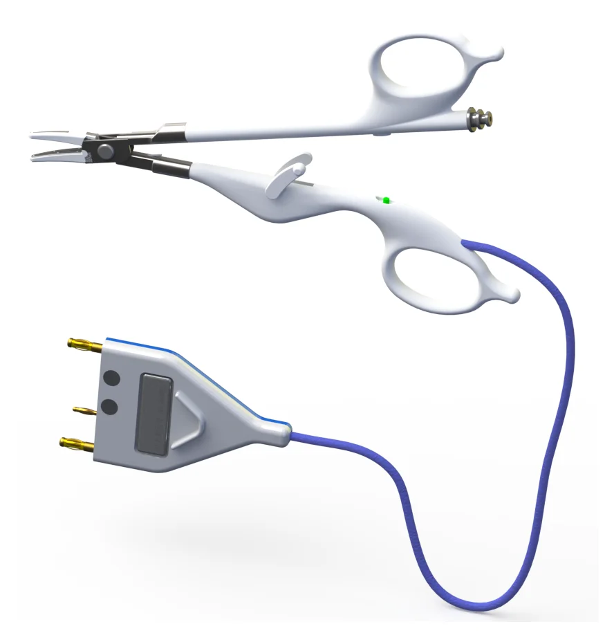 
Small jaw with inner blade and suction system tube 