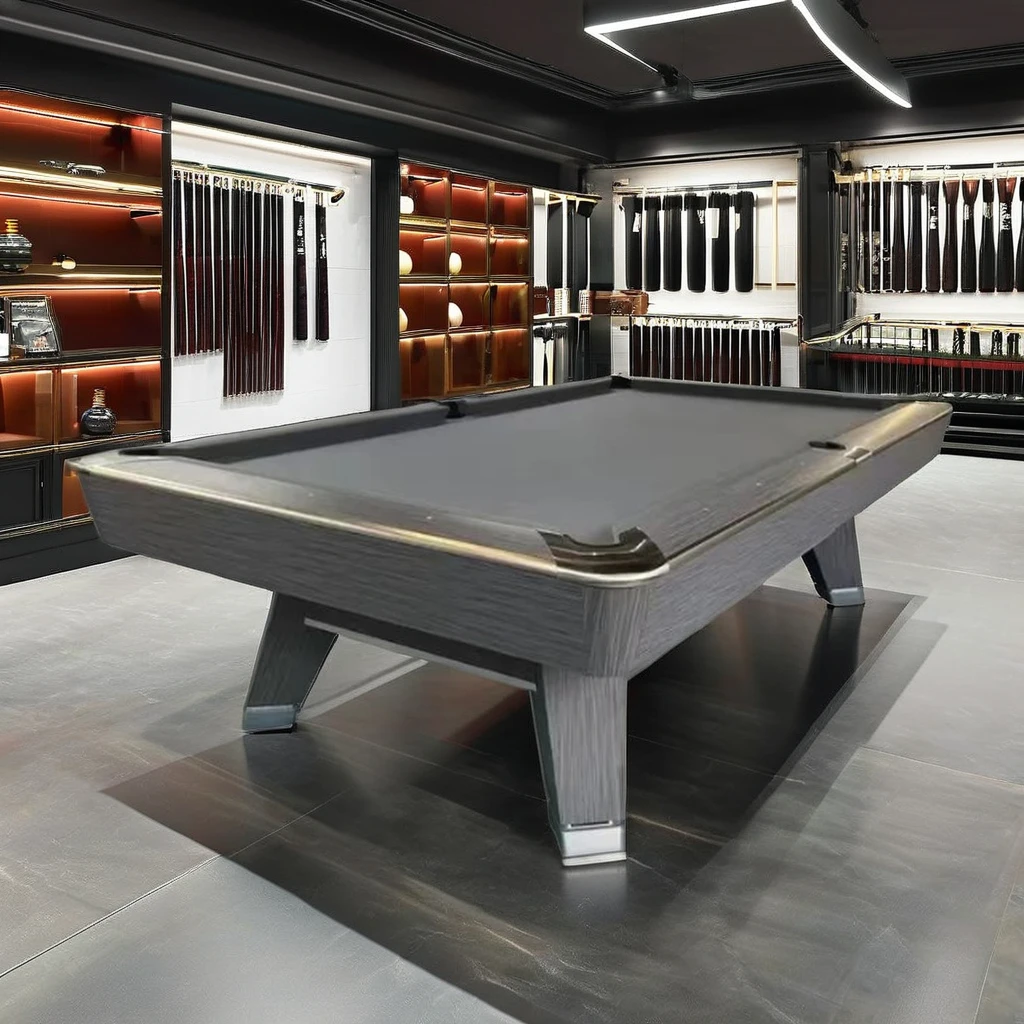 Custom Size Chinese Snooker Pool Billiard Table Hot Business Sports Equipment with Slate Cushion Solid Wood Legs Leather Pockets