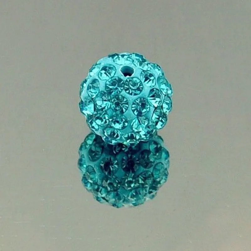 Bracelet 10mm double hole shambhala full diamond bracelet loose bayberry full diamond ab polymer drill ball rhinestone beads