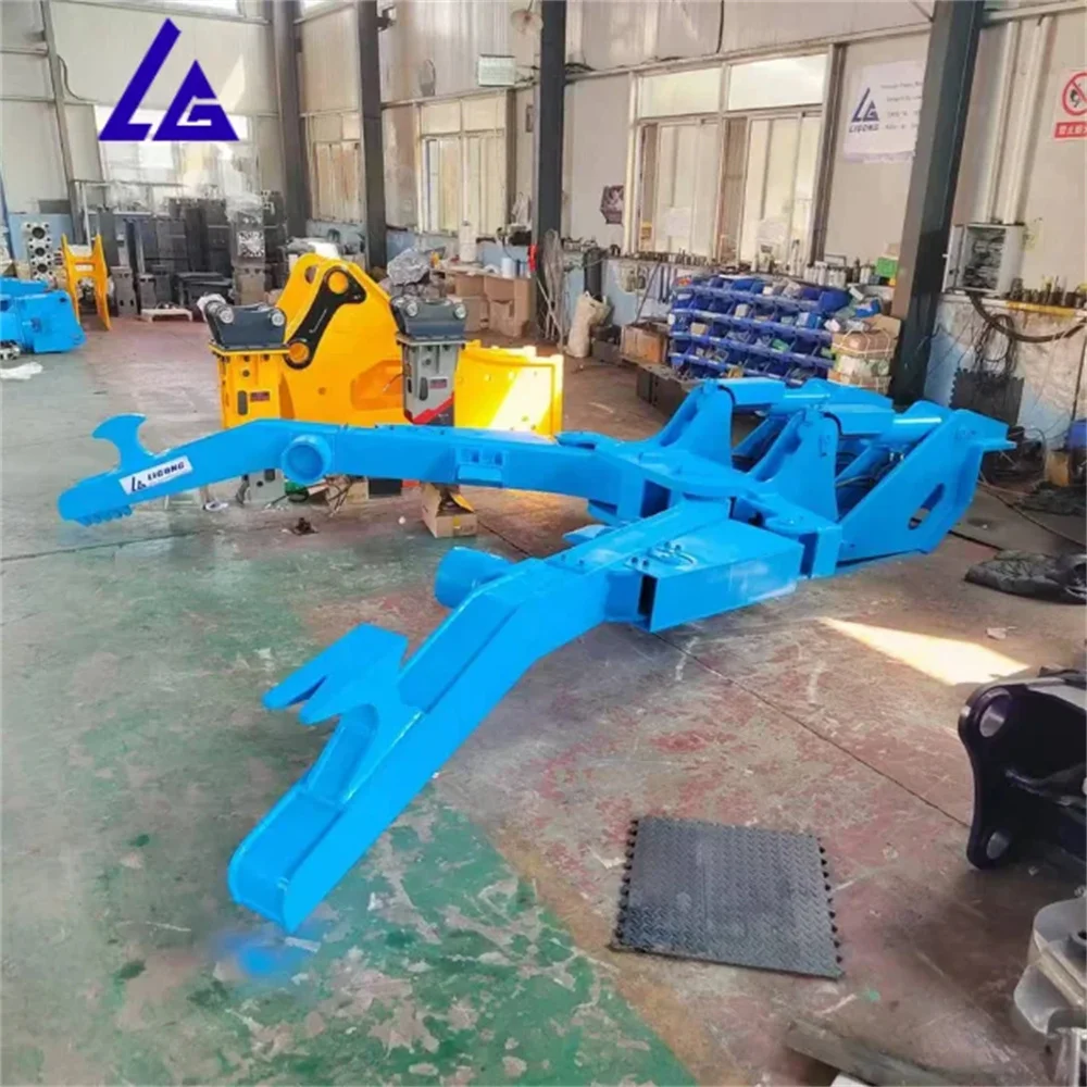 CAT320 Excavator car press frame,car dismantling holding arm with long using lift