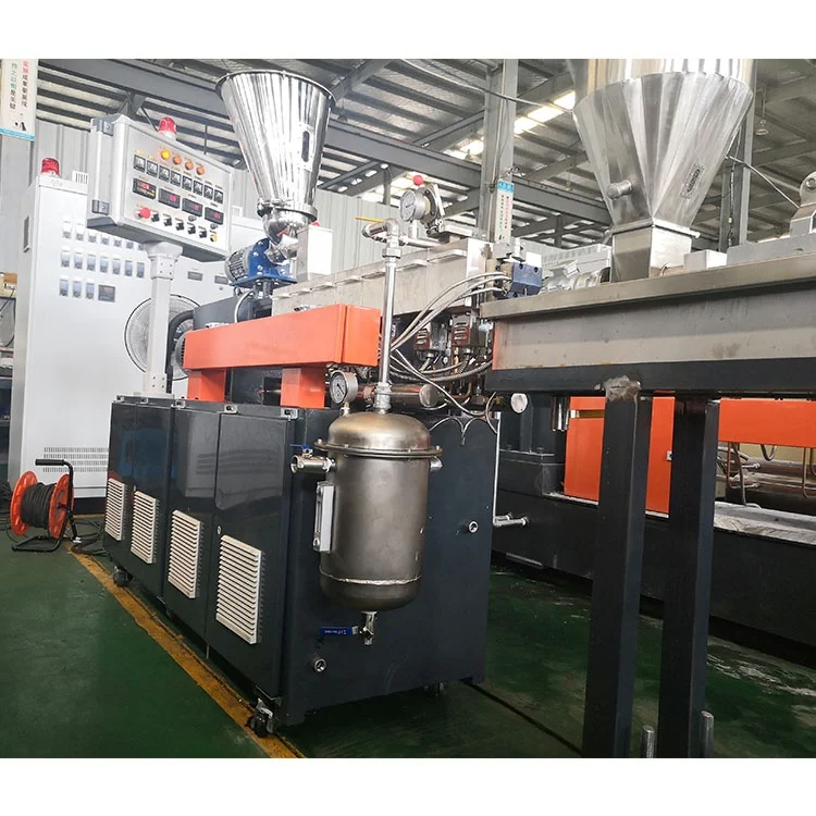 TSH-20 Parallel Small/lab Twin Screw Plastic Granules Extruder Production Line
