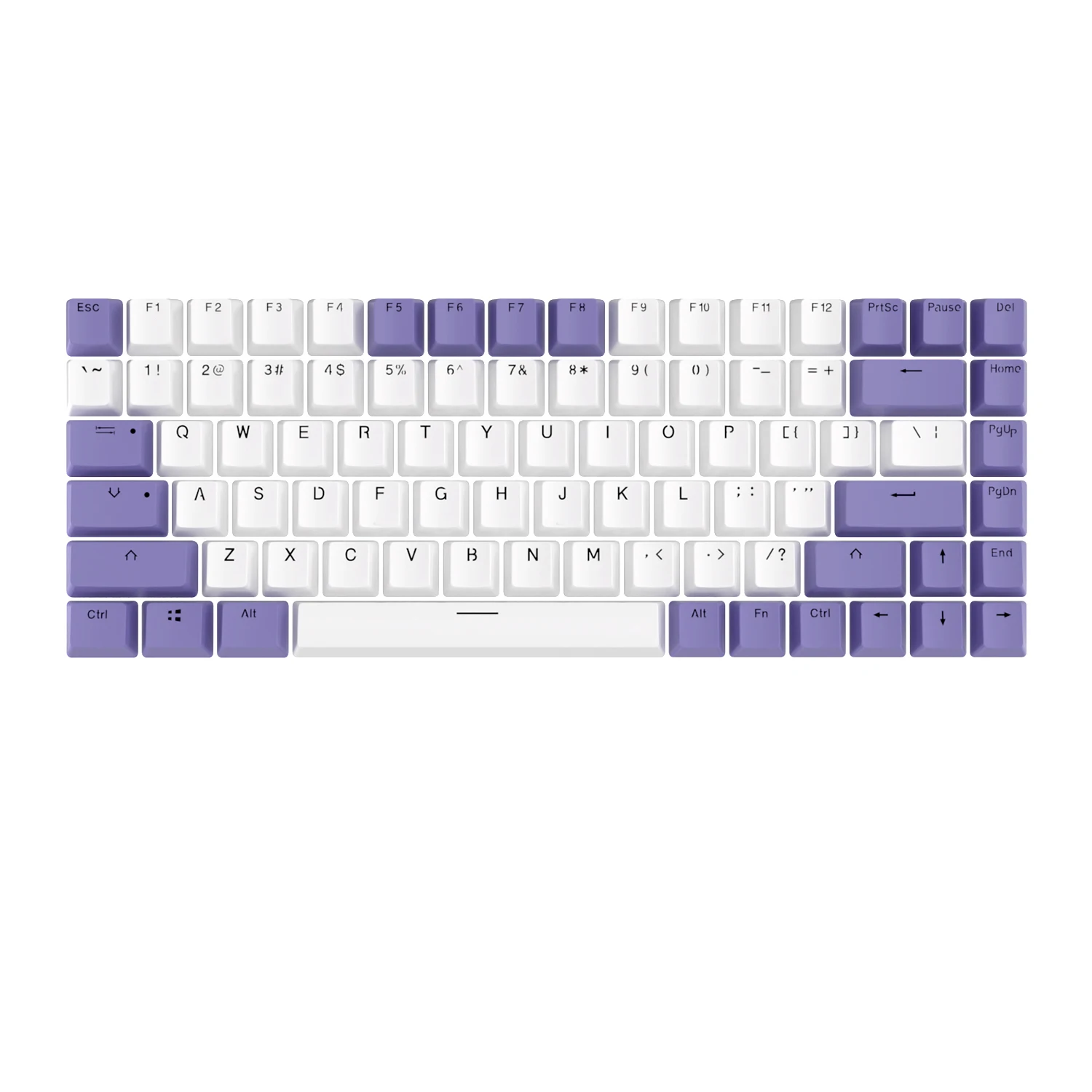 Royal Kludge RK84 pink gamers original height retro injection doubleshot pbt oem mechanical keyboard keycaps set