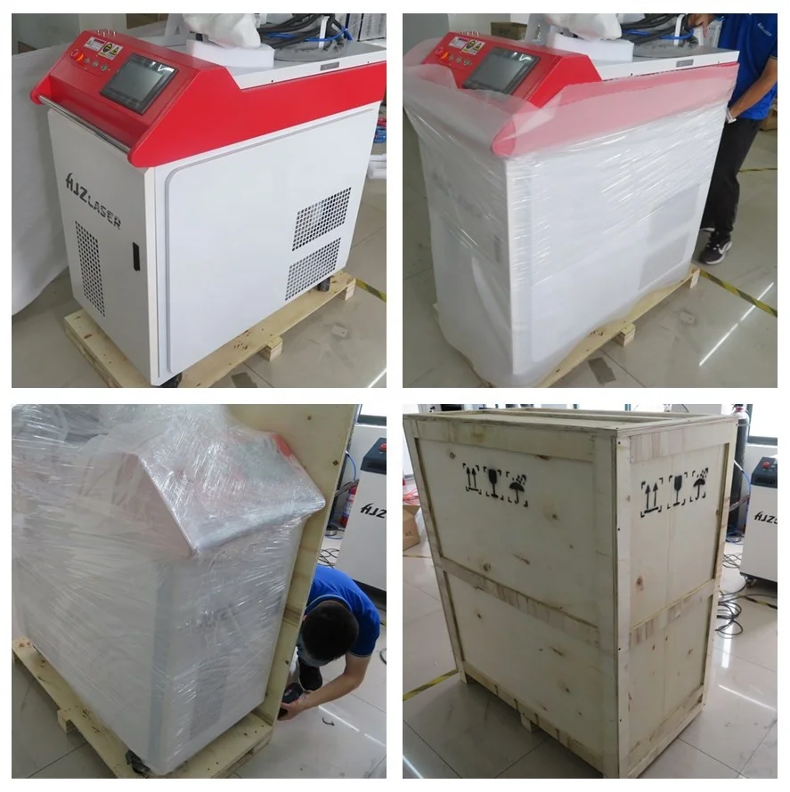 High power 3000w continuous water cooling laser cleaning machine for metal oil paint rust removal car paint laser cleaning