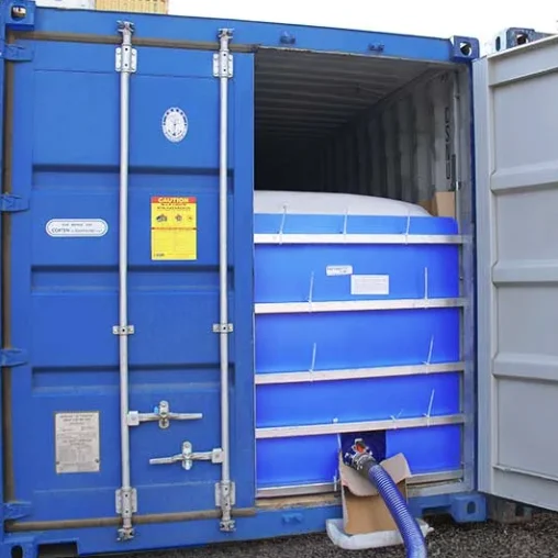 Flexitank for fuel kerosene tar bitumen lubricant in 20ft container