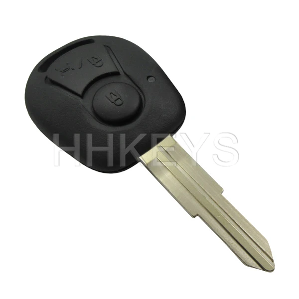 Replacement 2 Buttons Remote Key Fob Shell for Ssangyong Actyon Kyron Rexton Uncut Blade Car Key Case Cover