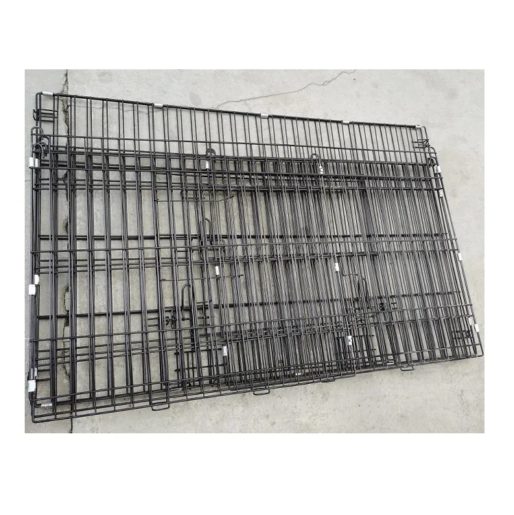 180*75cm Portable Rabbit Guinea Pig Cage / Galvanized Steel Pet Folding Cage Crates