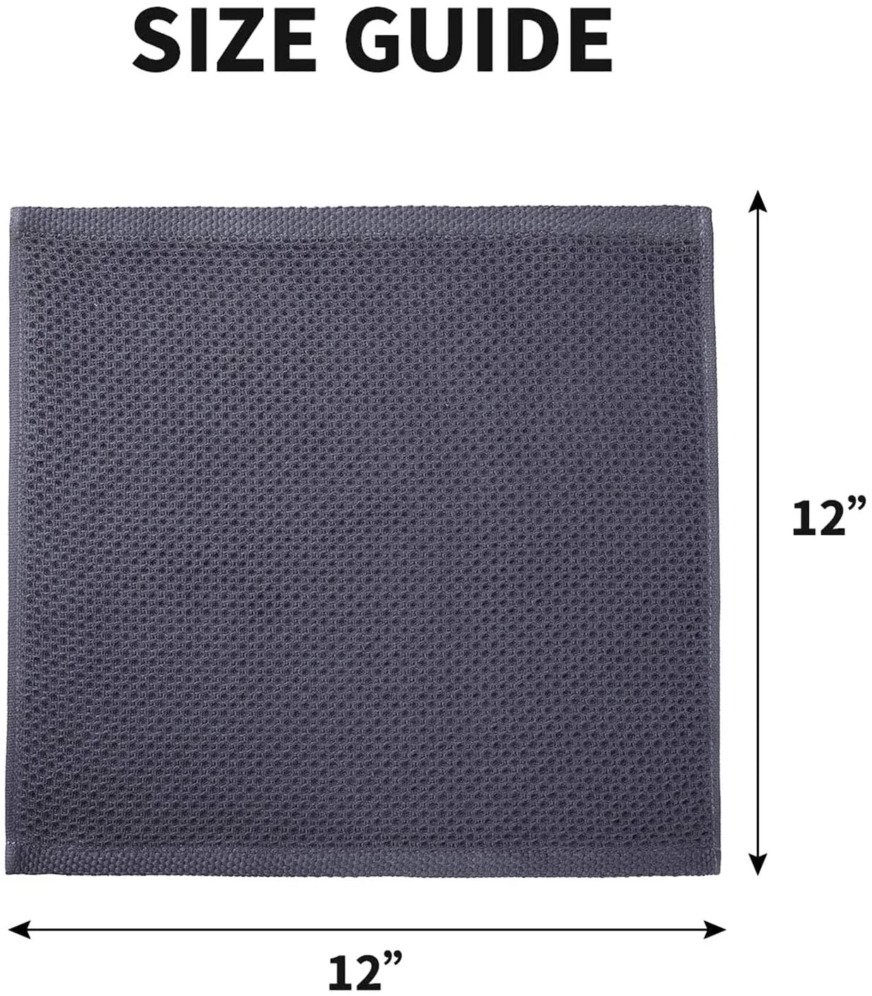 Wholesale Microfiber Dish Towels Kitchen Drying Towel Waffle Weave White Hand Towel Good for Sublimation Printing