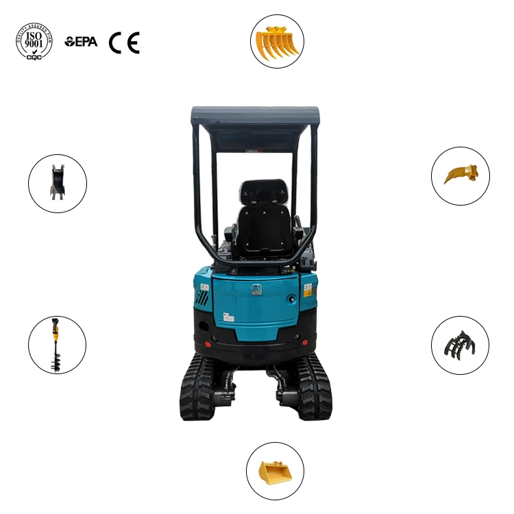 Hot Sale Earth Moving Machinery Hydraulic Excavator Full Metal Hydraulic Strong Power Excavator