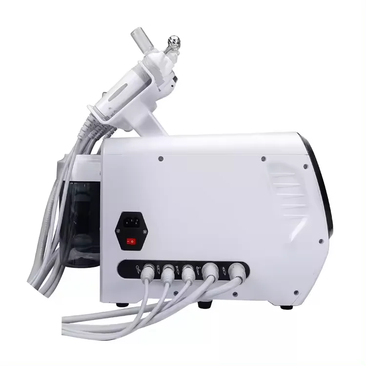 2024 6 in 1 oxygen therapy deep cleaning dermabrasion machine oxygen dermabrasion facial anti-aging machine hydradermabrasion