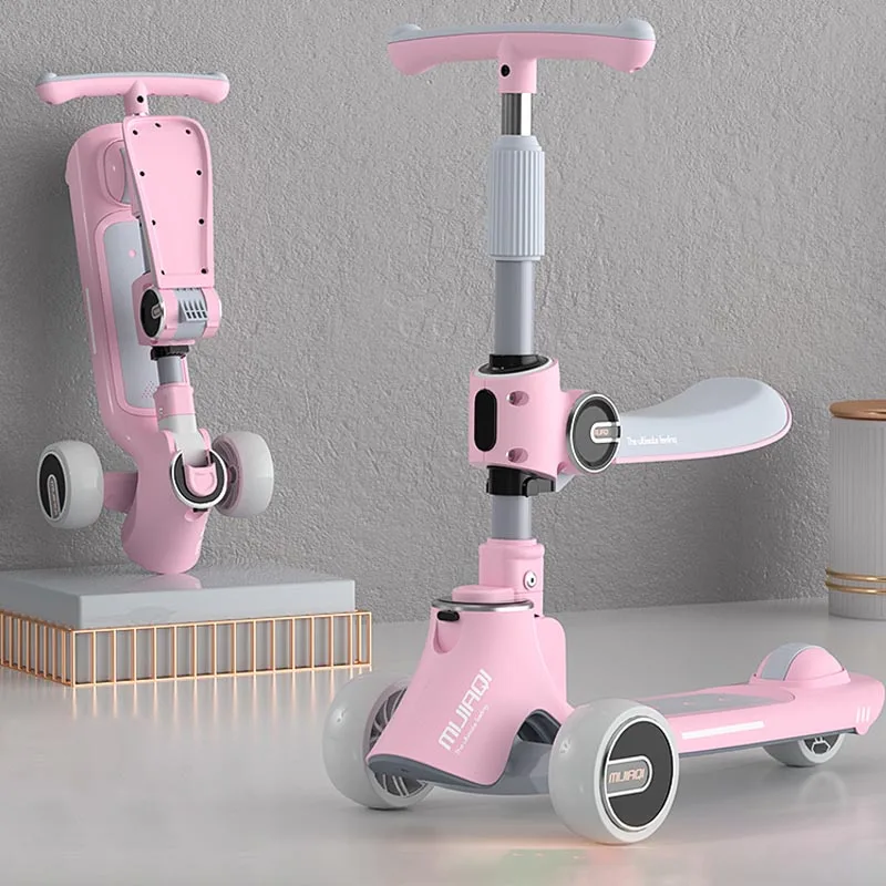 Manufacturer Foldable Design Three Wheels Push Scooter For Children/baby scooter