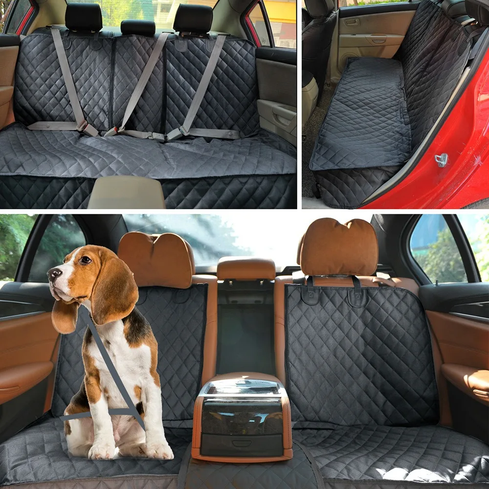 Durable Waterproof Pet Dog Cat Protective Car Seat Cover Scratch Resistant Backseat Dog Car Seat Covers Bench for Pets