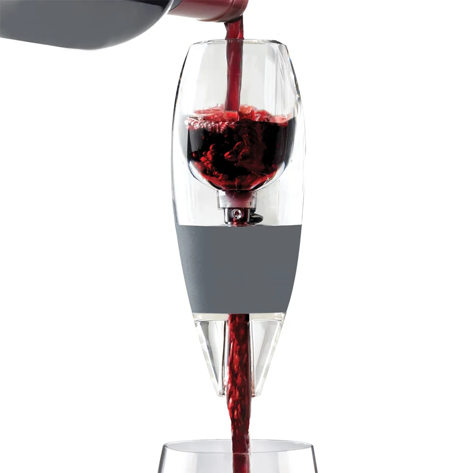 Wine Aerator Aerating Pourer Spout Magic Quick Decanter crystal Wine Aerator Decanter Set