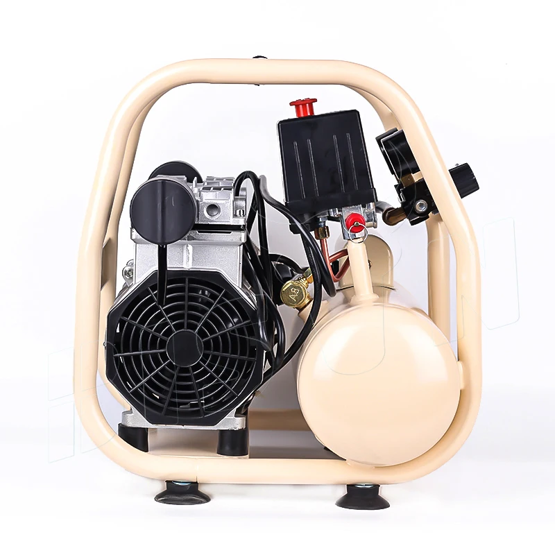 Bison China Piston Electric Mini Oil Free Air Compressor Manufacture Silent 50Hz 8Bar Air Compressor Oilless