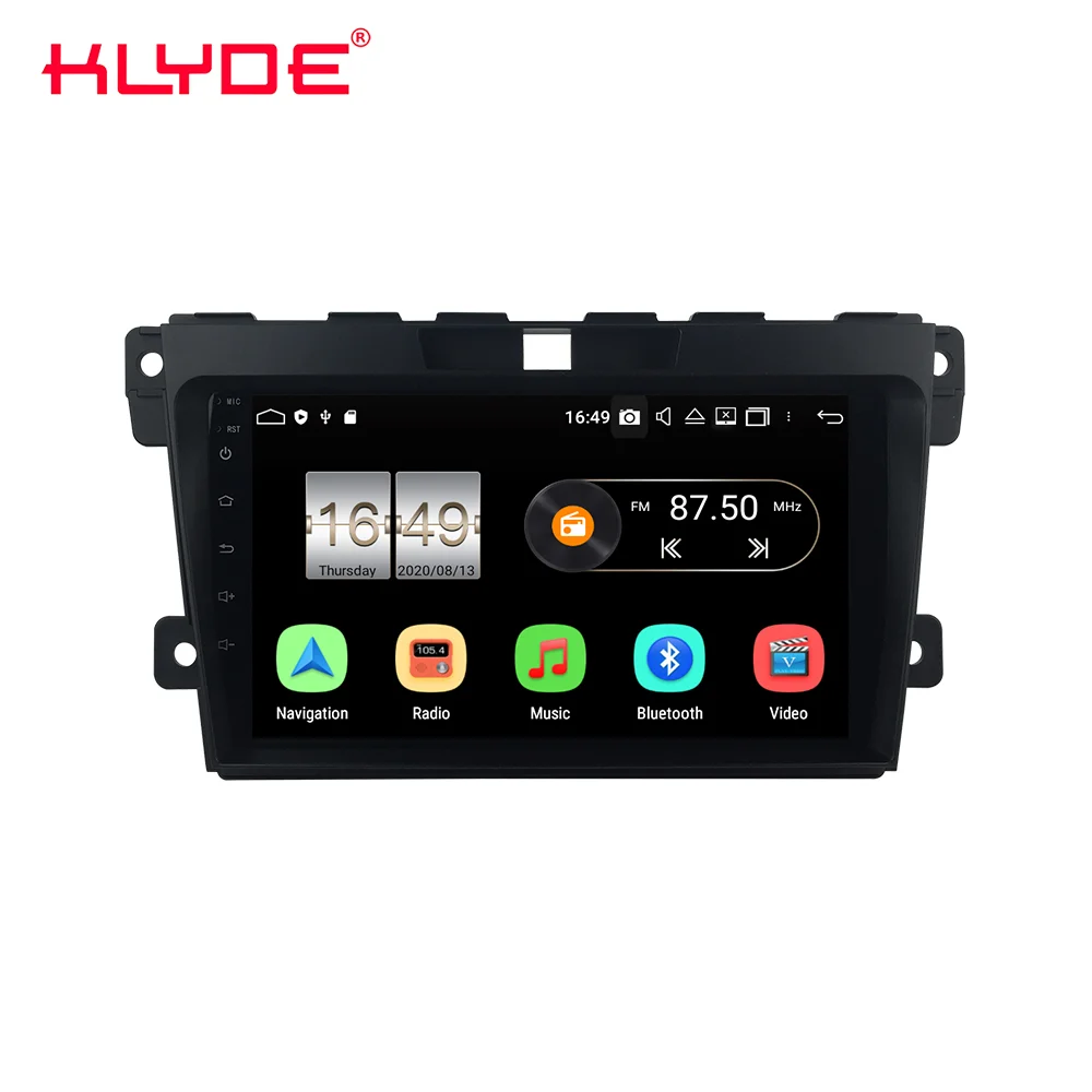 KD-1858 PX5 Android 10.0 car video navigation gps tracking device for MAZDA CX-7 2007-2014