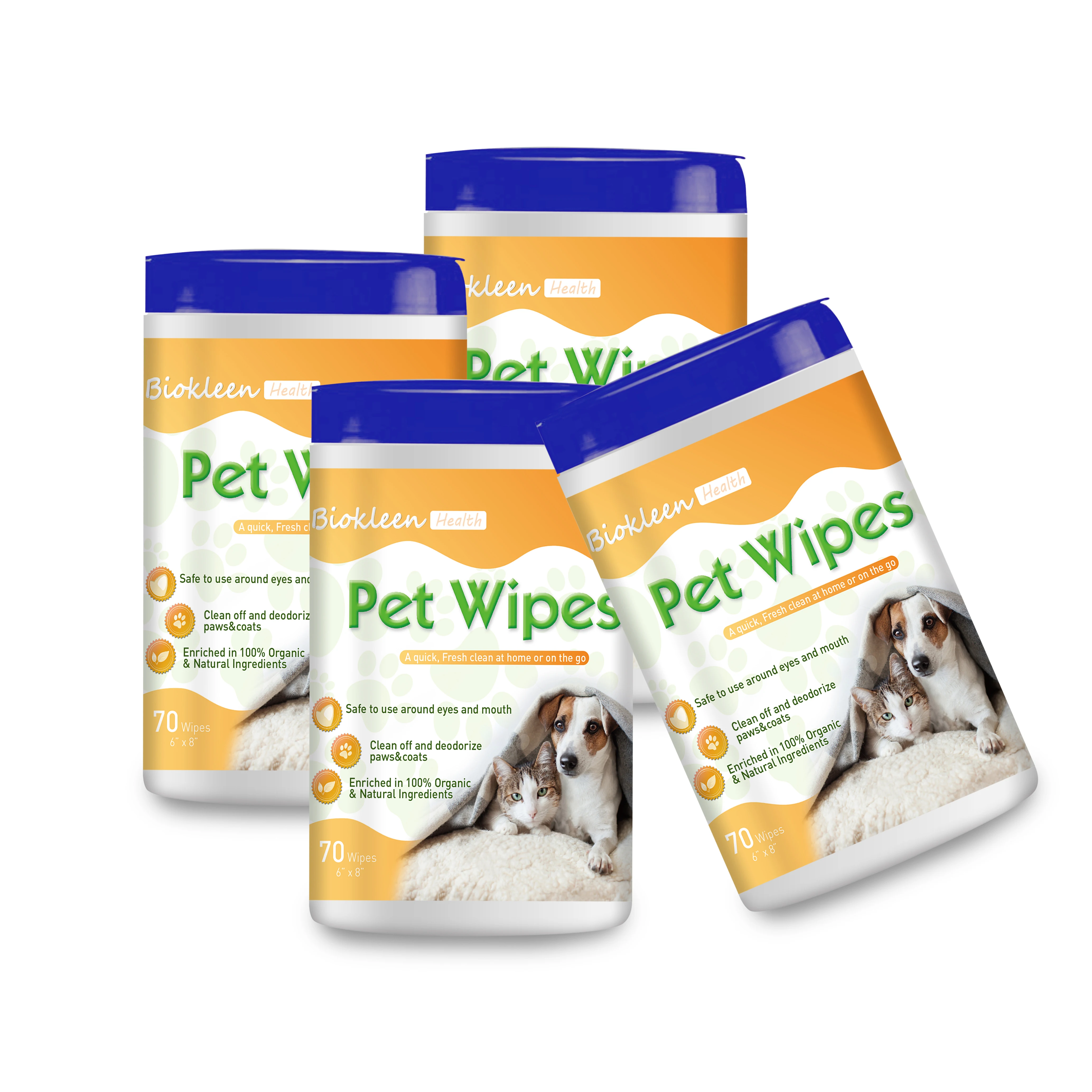 Lookon Custom Dog Disposable Best Grooming Medicated Puppy Ear Best Eye Antifungal Kitten Face Antiseptic Pet Wipes For Dog Cats