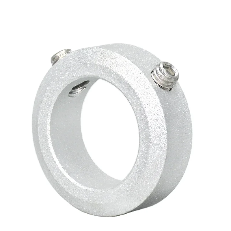 shaft collar retaining ring Stop screw type Retaining ring shaft retainer locator aluminum alloy with screws dia 3 to 100