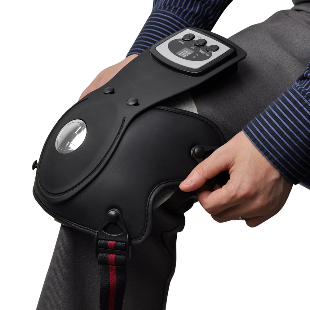 Home use portable electric heated  knee massager with safe pads for Arthritis Joint Pain