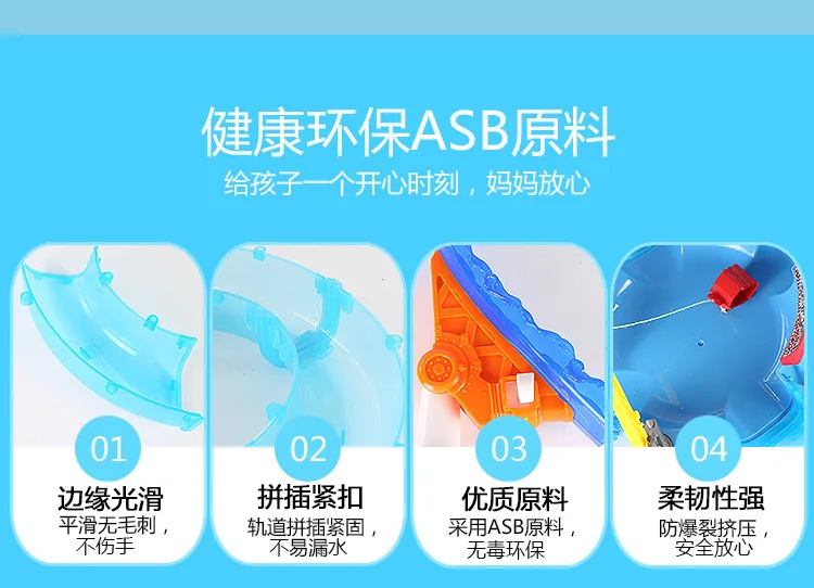 Новая игрушка 2020 Лидер продаж водная железная дорога 24 шт. «сделай сам» с лодкой популярная дорожка для