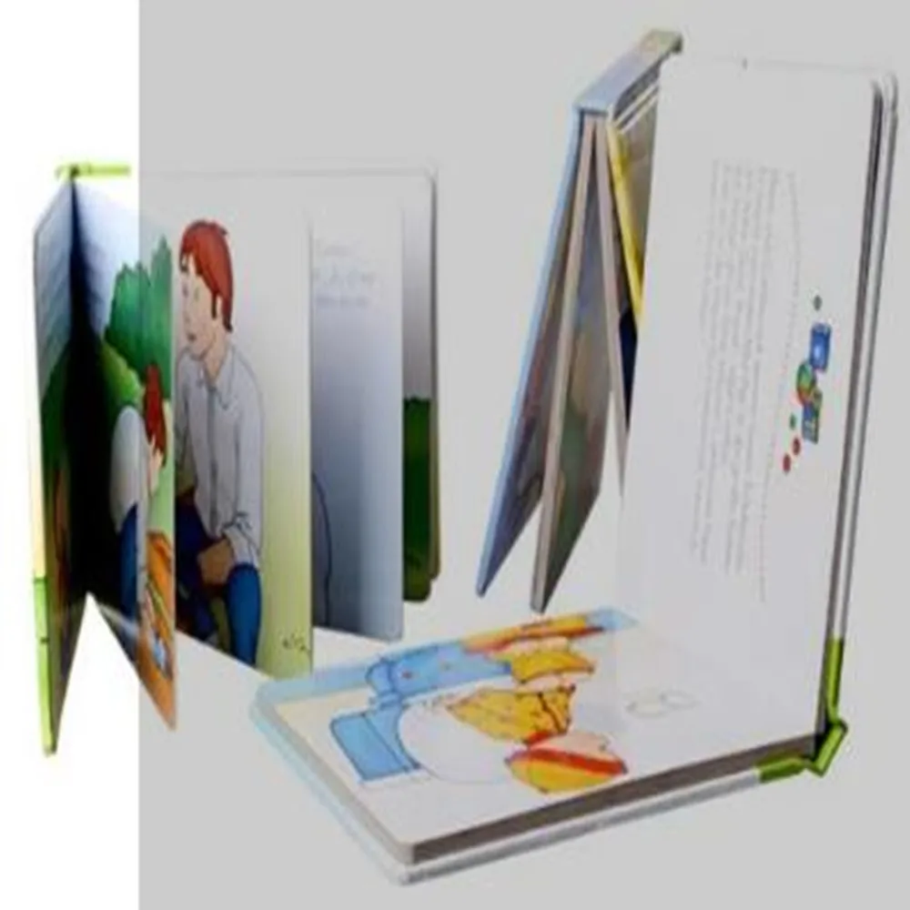 Guangzhou custom color eco-Friendly picures story kids baby board book printing