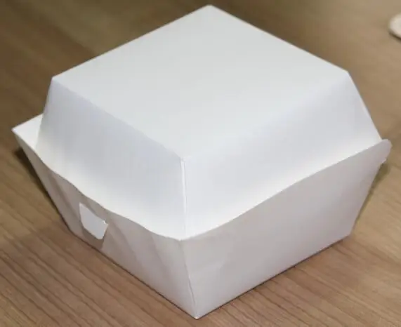 disposable customized paper food container  hamburger paper box made in China