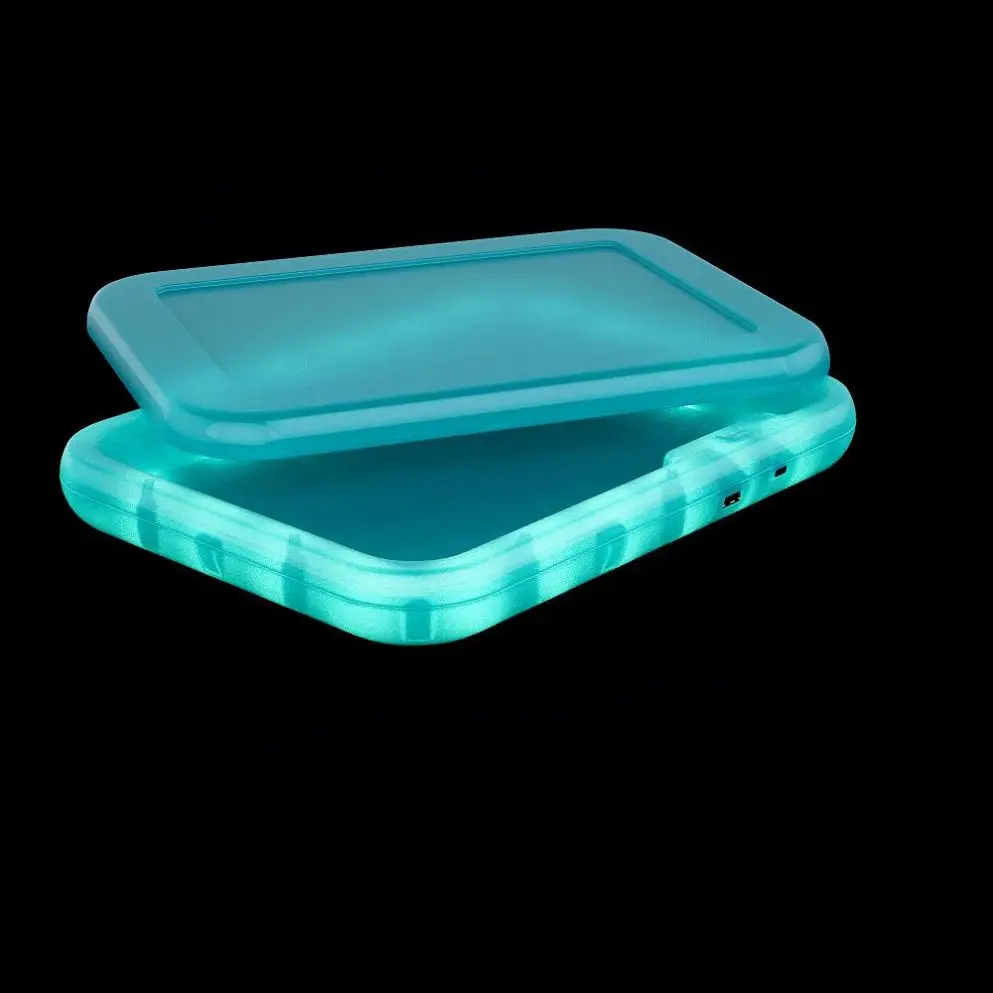MR PACK Plastic Led Rolling Tray acrylic serving tray, light up  Tray with Music Sync voice sensitive musics