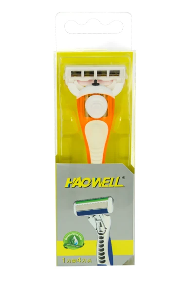 Бритва с 5 лезвиями из нержавеющей стали, Женская бритва, OEM блистерная карточка