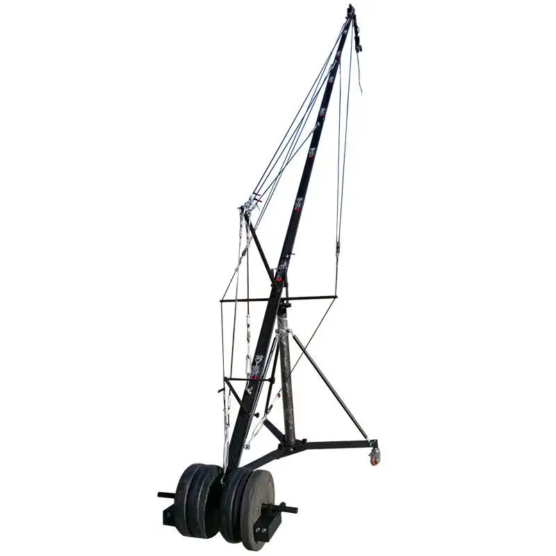 Professional Triangle 80mm Rocker Arm video Camera Jib Crane For Film Shooting